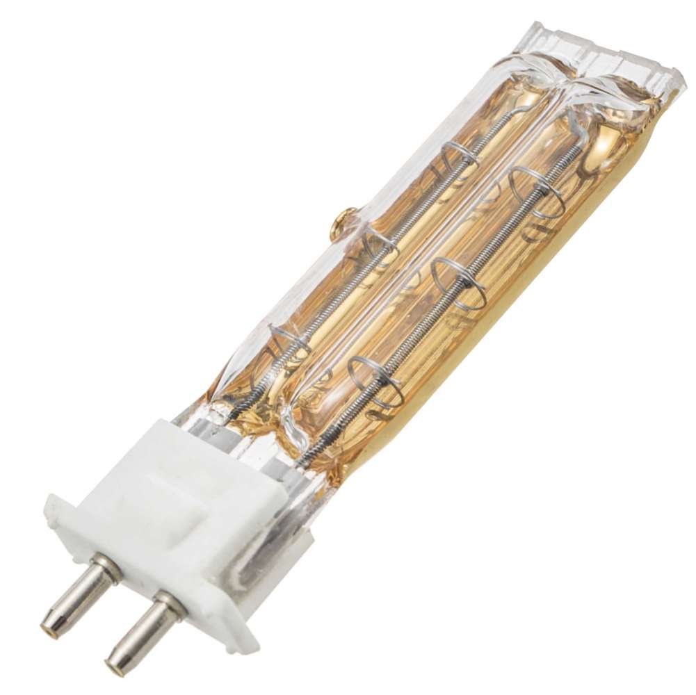 Lâmpada 250W 63,5V – TWIN TUBE INFRARED LAMP – GOLD REFLECTOR